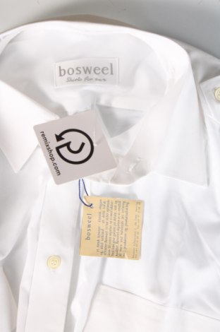 Мъжка риза Bosweel, Размер L, Цвят Бял, Цена 26,95 лв.