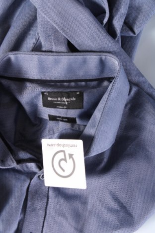Herrenhemd Bruun & Stengade, Größe L, Farbe Blau, Preis € 10,47