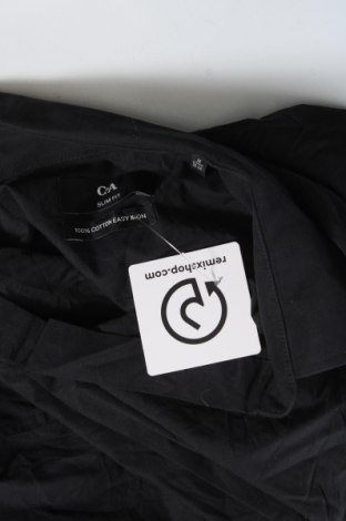 Мъжка риза C&A, Размер M, Цвят Черен, Цена 29,00 лв.