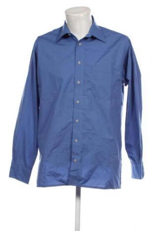 Ανδρικό πουκάμισο C.Comberti, Μέγεθος L, Χρώμα Μπλέ, Τιμή 3,59 €