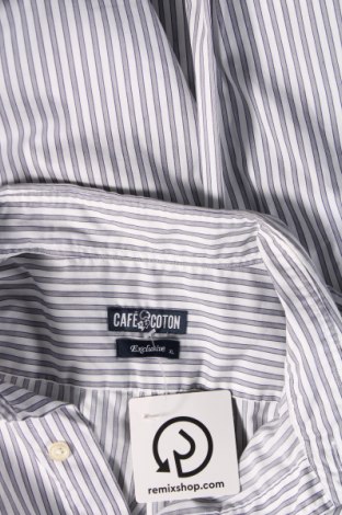 Ανδρικό πουκάμισο Cafe Coton, Μέγεθος XL, Χρώμα Πολύχρωμο, Τιμή 21,03 €