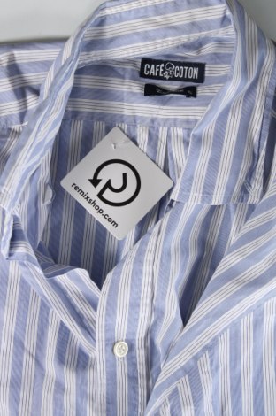 Мъжка риза Cafe Coton, Размер XL, Цвят Многоцветен, Цена 13,60 лв.