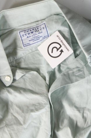 Herrenhemd Charles Tyrwhitt, Größe L, Farbe Grün, Preis 5,74 €