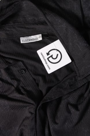 Ανδρικό πουκάμισο Clockhouse, Μέγεθος XL, Χρώμα Μαύρο, Τιμή 5,56 €