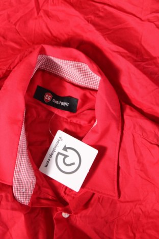 Ανδρικό πουκάμισο Club Of Gents, Μέγεθος XL, Χρώμα Κόκκινο, Τιμή 6,96 €