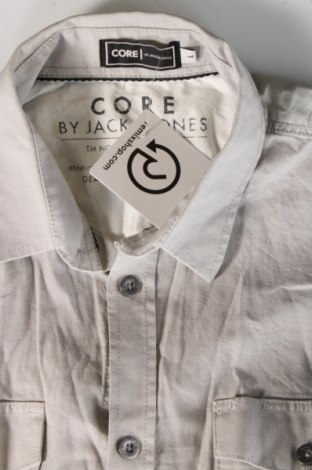 Herrenhemd Core By Jack & Jones, Größe L, Farbe Grau, Preis 7,81 €