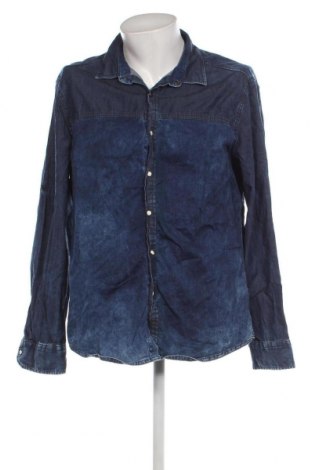 Ανδρικό πουκάμισο Defacto, Μέγεθος XXL, Χρώμα Μπλέ, Τιμή 7,18 €