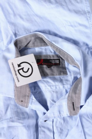 Ανδρικό πουκάμισο Dressmann, Μέγεθος L, Χρώμα Μπλέ, Τιμή 9,88 €