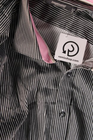 Ανδρικό πουκάμισο Dressmann, Μέγεθος XXL, Χρώμα Μαύρο, Τιμή 4,42 €