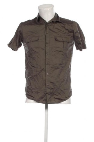 Ανδρικό πουκάμισο Dressmann, Μέγεθος S, Χρώμα Πράσινο, Τιμή 6,73 €