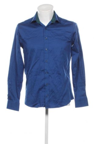 Ανδρικό πουκάμισο Dressmann, Μέγεθος M, Χρώμα Μπλέ, Τιμή 4,21 €