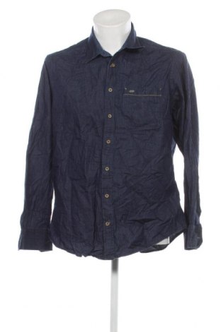 Ανδρικό πουκάμισο Engbers, Μέγεθος L, Χρώμα Μπλέ, Τιμή 14,97 €