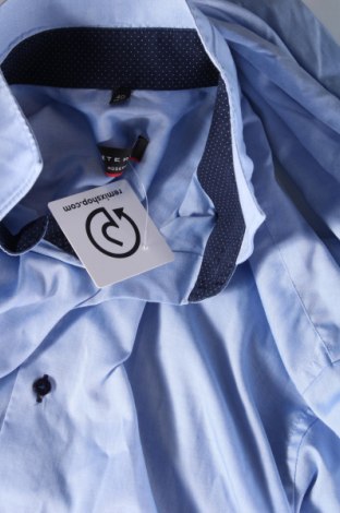 Ανδρικό πουκάμισο Eterna, Μέγεθος M, Χρώμα Μπλέ, Τιμή 10,12 €