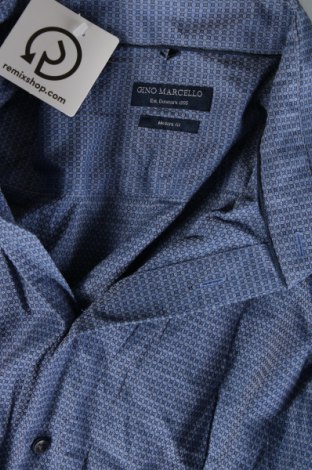 Ανδρικό πουκάμισο Gino Marcello, Μέγεθος 3XL, Χρώμα Μπλέ, Τιμή 9,25 €