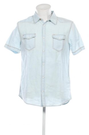 Ανδρικό πουκάμισο Guess, Μέγεθος L, Χρώμα Μπλέ, Τιμή 63,92 €