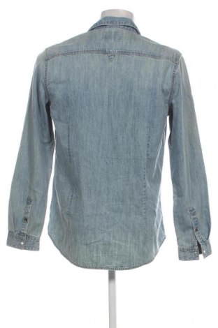 Ανδρικό πουκάμισο Guess, Μέγεθος L, Χρώμα Μπλέ, Τιμή 80,41 €