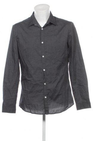 Мъжка риза H&M, Размер L, Цвят Сив, Цена 29,00 лв.