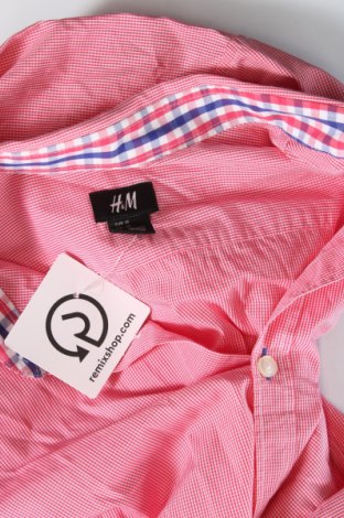 Ανδρικό πουκάμισο H&M, Μέγεθος M, Χρώμα Ρόζ , Τιμή 3,77 €