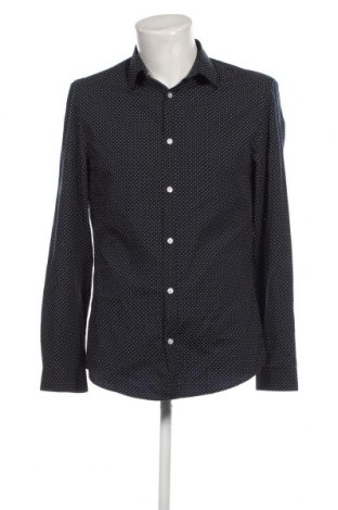 Мъжка риза H&M, Размер M, Цвят Син, Цена 15,95 лв.