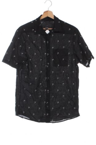 Мъжка риза H&M, Размер S, Цвят Черен, Цена 17,40 лв.