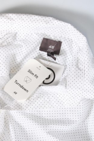 Ανδρικό πουκάμισο H&M, Μέγεθος S, Χρώμα Λευκό, Τιμή 28,45 €