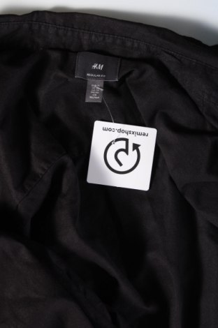 Мъжка риза H&M, Размер XL, Цвят Черен, Цена 13,63 лв.