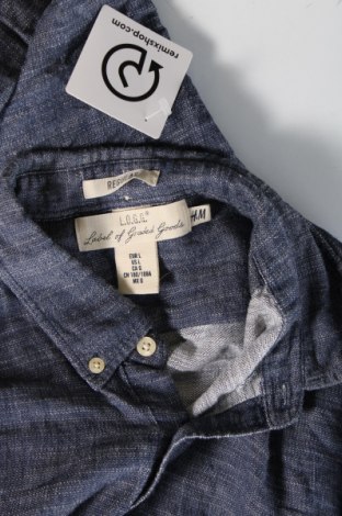 Herrenhemd H&M L.O.G.G., Größe L, Farbe Blau, Preis 9,08 €