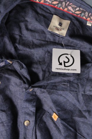 Ανδρικό πουκάμισο Hatico, Μέγεθος XXL, Χρώμα Μπλέ, Τιμή 28,45 €