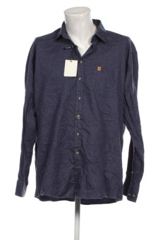 Ανδρικό πουκάμισο Hatico, Μέγεθος XXL, Χρώμα Μπλέ, Τιμή 11,38 €