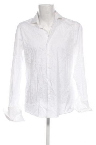 Herrenhemd Hugo Boss, Größe L, Farbe Weiß, Preis 56,50 €