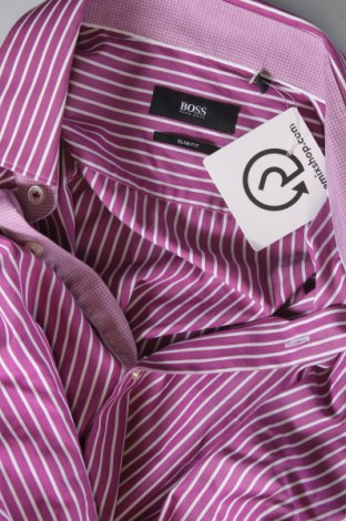 Мъжка риза Hugo Boss, Размер M, Цвят Многоцветен, Цена 46,25 лв.