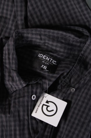Мъжка риза Identic, Размер XXL, Цвят Сив, Цена 7,54 лв.