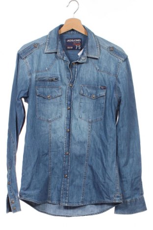 Ανδρικό πουκάμισο Jack & Jones, Μέγεθος S, Χρώμα Μπλέ, Τιμή 8,41 €