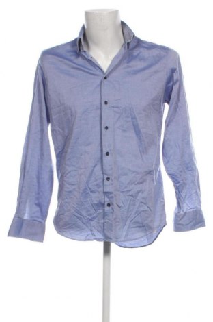Ανδρικό πουκάμισο Jacks, Μέγεθος M, Χρώμα Μπλέ, Τιμή 4,49 €