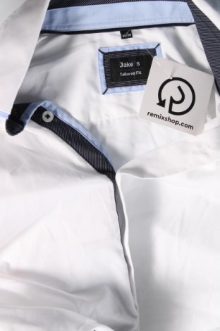 Herrenhemd Jake*s, Größe XS, Farbe Weiß, Preis 23,66 €