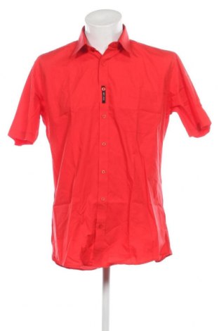 Ανδρικό πουκάμισο James & Nicholson, Μέγεθος L, Χρώμα Κόκκινο, Τιμή 7,18 €