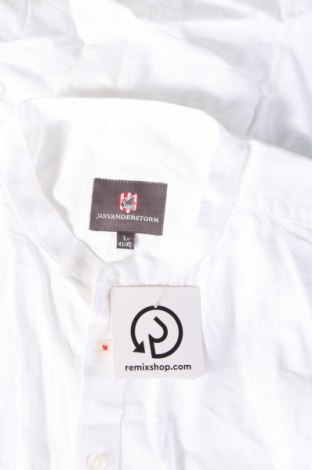 Мъжка риза Jan Vanderstorm, Размер L, Цвят Бял, Цена 34,00 лв.