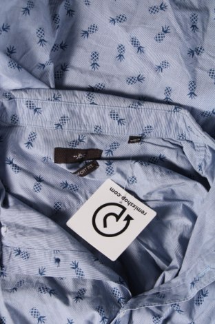 Ανδρικό πουκάμισο Jbc, Μέγεθος L, Χρώμα Μπλέ, Τιμή 17,94 €