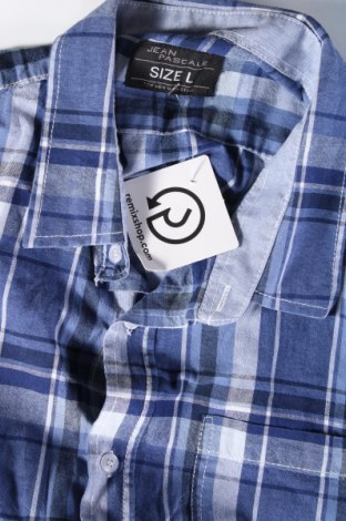 Ανδρικό πουκάμισο Jean Pascale, Μέγεθος L, Χρώμα Μπλέ, Τιμή 7,18 €