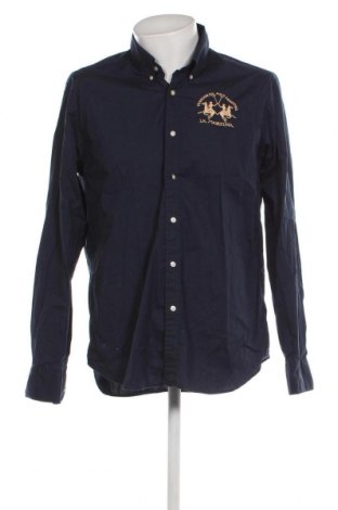 Ανδρικό πουκάμισο La Martina, Μέγεθος XL, Χρώμα Μπλέ, Τιμή 82,99 €