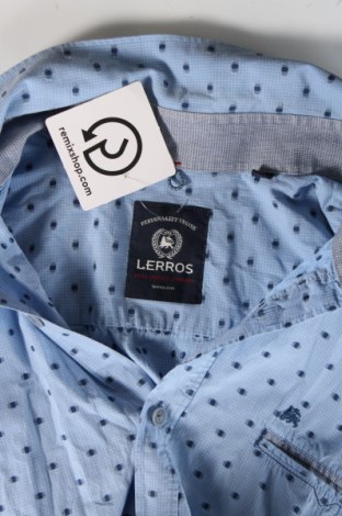 Ανδρικό πουκάμισο Lerros, Μέγεθος L, Χρώμα Μπλέ, Τιμή 21,03 €