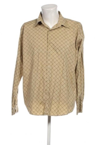 Ανδρικό πουκάμισο Let's Go, Μέγεθος XL, Χρώμα  Μπέζ, Τιμή 3,98 €
