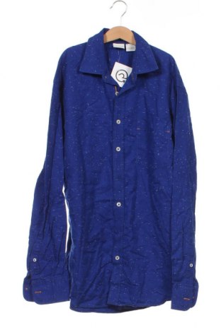 Ανδρικό πουκάμισο Manguun, Μέγεθος M, Χρώμα Μπλέ, Τιμή 8,07 €