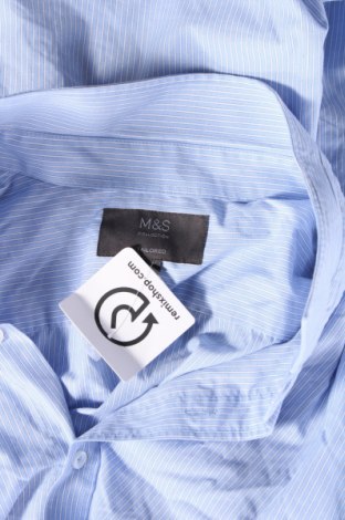 Ανδρικό πουκάμισο Marks & Spencer, Μέγεθος 3XL, Χρώμα Μπλέ, Τιμή 16,70 €
