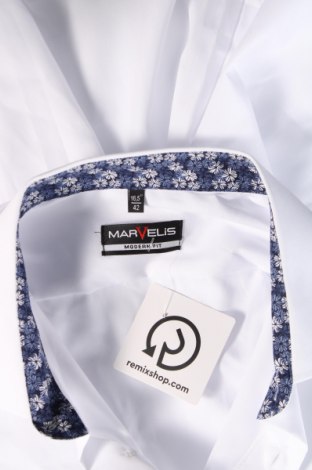 Herrenhemd Marvelis, Größe L, Farbe Weiß, Preis 23,66 €