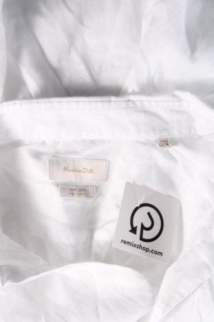 Мъжка риза Massimo Dutti, Размер XXL, Цвят Бял, Цена 52,25 лв.