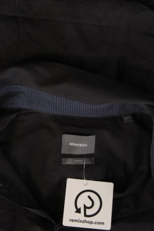 Ανδρικό πουκάμισο Montego, Μέγεθος M, Χρώμα Μαύρο, Τιμή 17,94 €