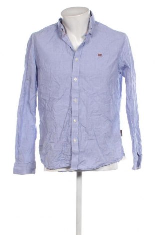 Herrenhemd Napapijri, Größe L, Farbe Blau, Preis € 52,19