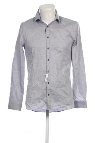 Ανδρικό πουκάμισο Olymp, Μέγεθος M, Χρώμα Γκρί, Τιμή 76,70 €