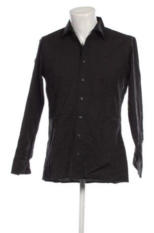 Ανδρικό πουκάμισο Olymp, Μέγεθος M, Χρώμα Μαύρο, Τιμή 25,52 €
